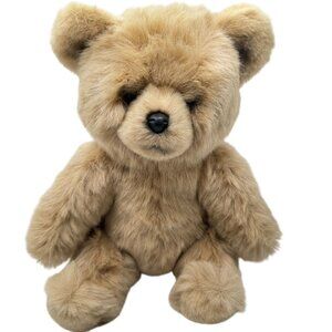 Applause 1985 Avanti Jockline Teddy Bear Stuffed Plush 12" Collectible Beige Vtg